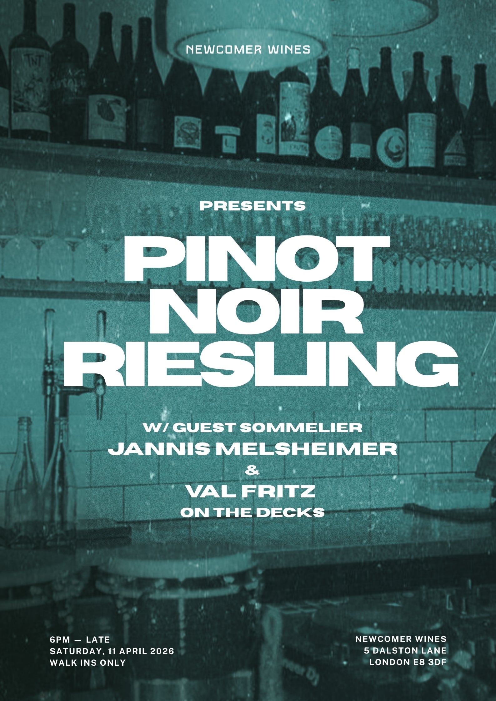 PINOT NOIR RIESLING w/ JANNIS MELSHEIMER & VAL FRITZ