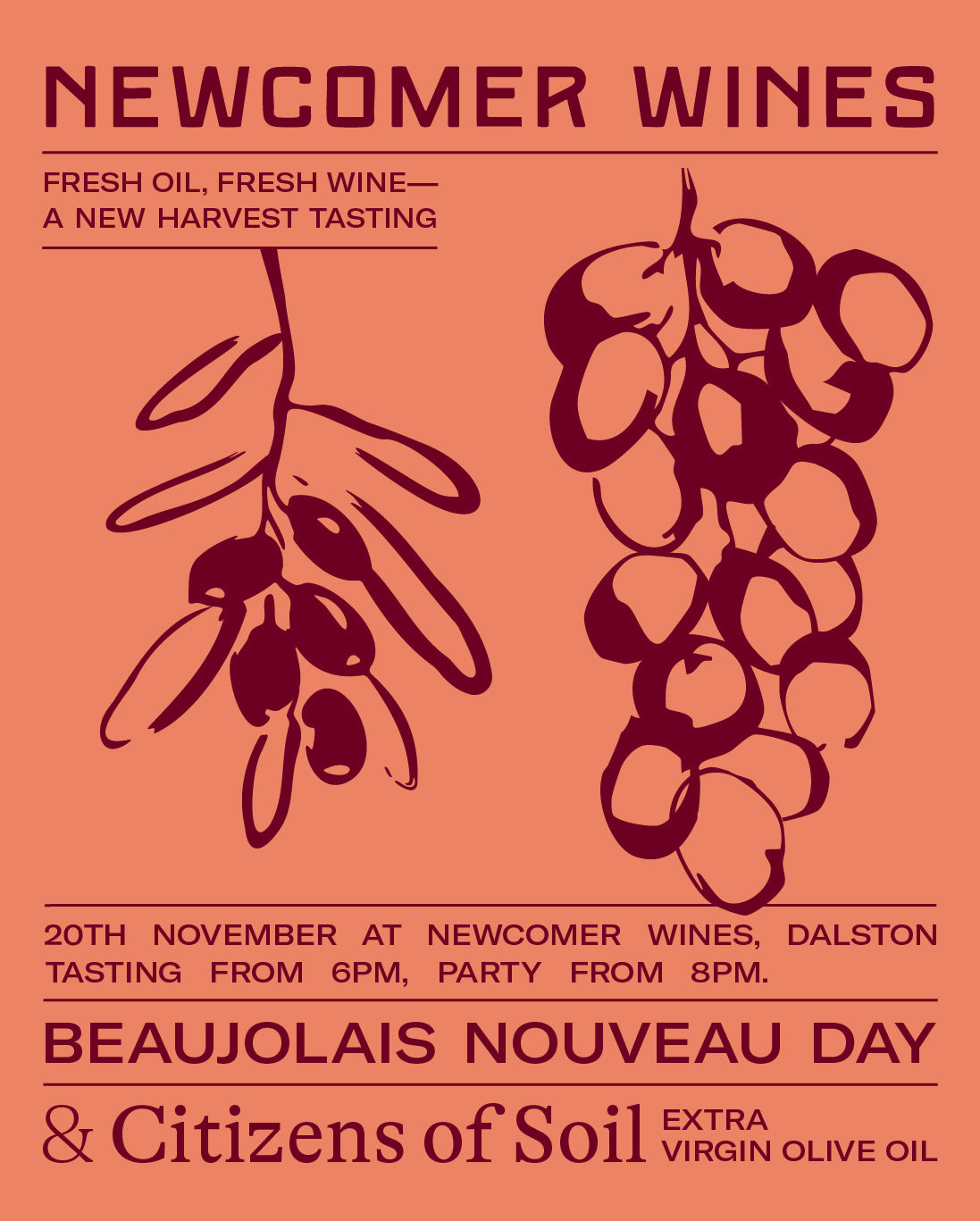 Beaujolais Nouveau x EVOO Tasting