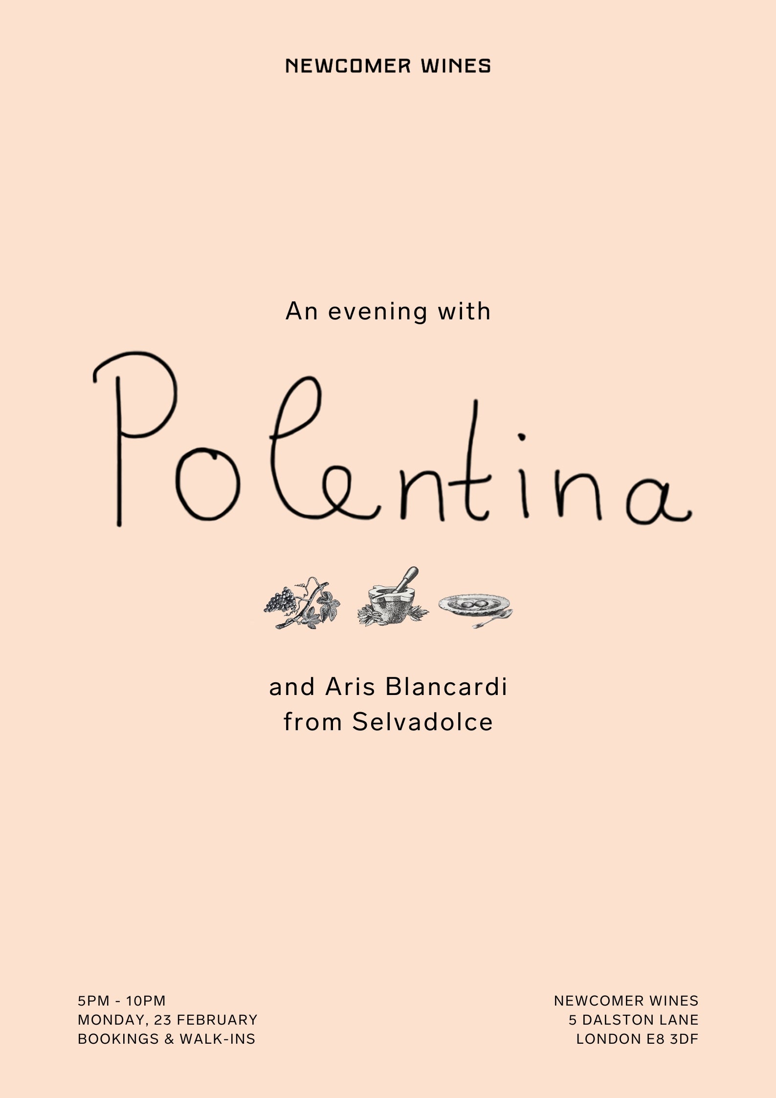 Kitchen & Bar Takeover — Polentina x Selvadolce